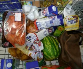 Lebensmittel-Einkauf
